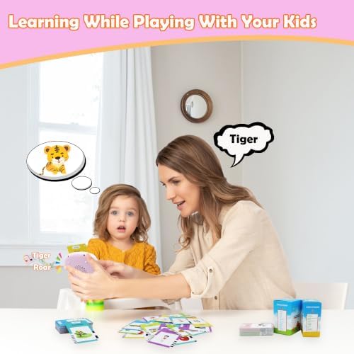 Spanish & English 510 Words Alphabet Bilingual Talking Flash Cards for Kids - Image 4