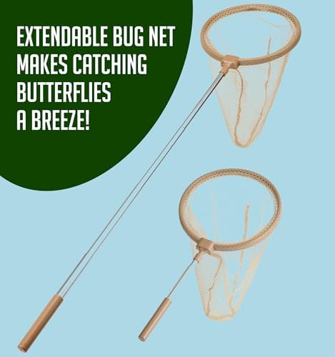Montessori Mama Kids' Bug Catching Kit - Complete Insect Exploration Set with Habitat, Extendable Net, Magnifying Tools & Carry Strap - Educational Outdoor Adventure Gift - Image 2