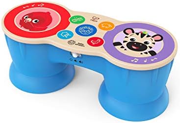 Baby Einstein Upbeat Tunes Magic Touch Wooden Drum​ Musical Toy, Ages 6 Months + by BabyEinstein