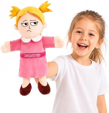 Disgust Emotion Hand Puppet for Kids & Toddlers 12 Inch by Okegztoa