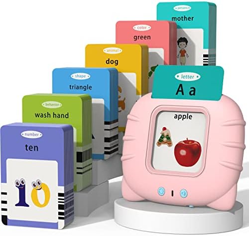 Startcan Talking Flash Cards for Toddlers 1 2 3 4 5, Speech Therapy Toys Autism Toys, ABC 123 Sight Words Etc - 255 Cards-510 Sides, Educational Learning Interactive Toys with Giftable Package by Startcan