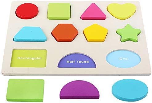 QZMTOY Wooden Puzzles for Toddlers, Wooden Alphabet Number Shape Puzzles Toddler Learning Puzzle Toys for Kids, 3 in 1 Puzzle for Toddlers, Age 3+ (Set of 3) - Image 3