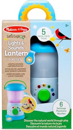Melissa & Doug Let’s Explore Light & Sound Camping Lantern Play Set - Image 3