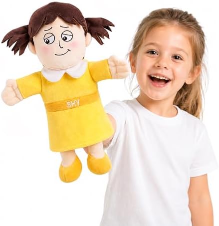 Shy Emotion Hand Puppet for Kids & Toddlers – 12 Inch by Okegztoa