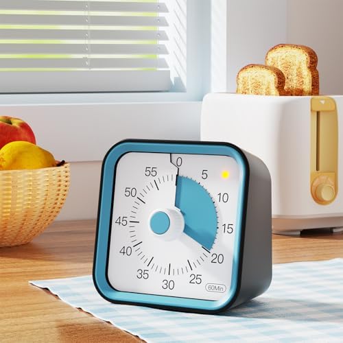 Visual Timer for Kids, Countdown Timer with Pause Function, Black - Image 2