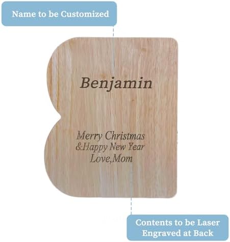 Wooden Letter Piggy Bank for Kids Boys Girls,Personalized Piggy Bank (Laser Engraving),A-Z Letters Coin Bank Money Box Customized Name, for Family Christmas Birthday Gift (B) - Image 2