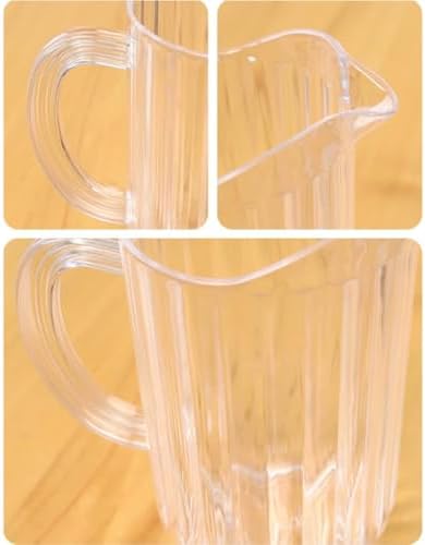 Montessori Plastic Water Pitcher, Clear Water Jug with Spout & Handle, Small Pitcher for Toddler Self-Care - Image 2