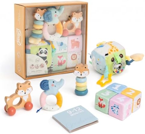 Goodevas Baby Gift Box 9-12 Months – Montessori-Inspired, for Boys & Girls by GOODEVASLLC