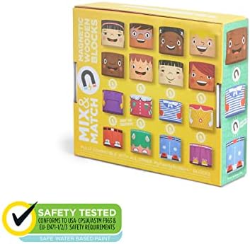 16-Piece Magnetic Wooden Friends Set, Diversity Dolls - Image 6