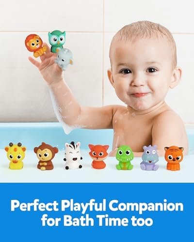 Coogam Fine Motor Skill Toys for Toddlers, 10pcs Surprise Animals Finger Puppets Treasure with Number Locks, Matching Color Sorting Pirate Hunt Game, Learning Montessori Gift for 3 4 5 Year Old - Image 5