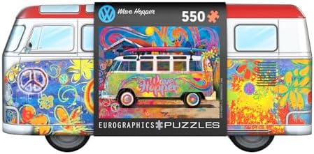 EuroGraphics VW Wave Hopper 550-Piece Puzzle in Collectible Tin with Poster - Image 2