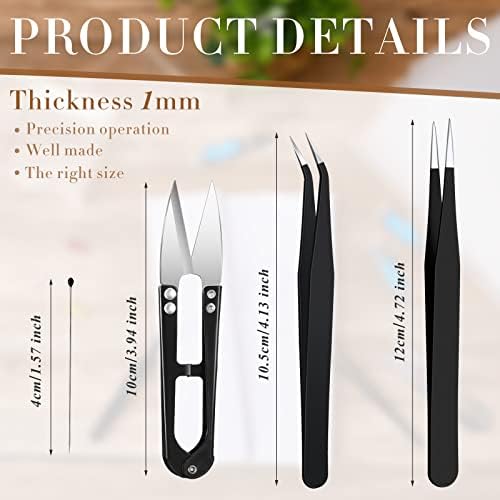 Taiyin 14 Pcs Insect Pinning Tools Kit, Clear Insect Display Case - Image 3