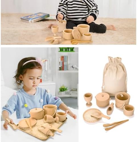 Montessori Toys Sensory Bin Toys for Toddlers Set of 9 - Image 3