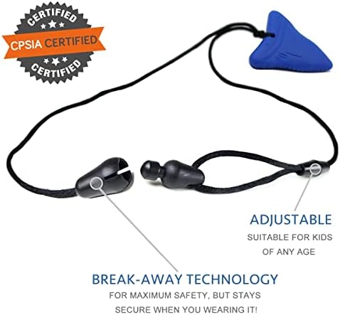 Xtra Tough (XT) Shark Tooth Sensory Chew Necklace (6 Pack) - Chewing Necklace Chew Toys for Kids, Boys or Girls - Designed for Autism Aggressive Chewers (Xtra Tough - Aggressive Chewers) - Image 4