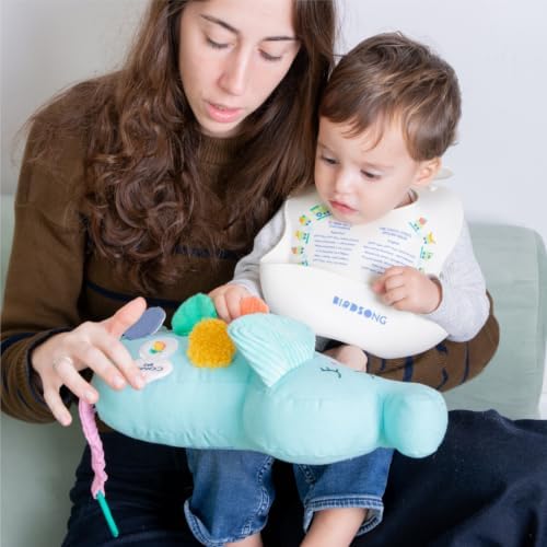 Birdsong Bilingual Baby Toy – Spanish & English Elephant Plush, Musical & Sensory Toy for Babies, Teaches First Verbs, Plays “Un Elefante” Lullaby, Baby Gift - Image 4