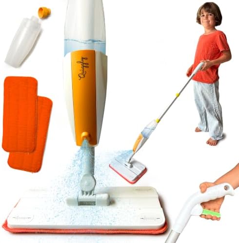 Quiggly Big Kid Toy Spray Mop - Montessori Real Water Sprayer, Ages 5-8 by Quiggly