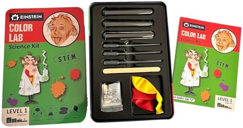 Einstein’s Color LAB Science Kit for Kids. STEM for Boys & Girls Aged 4 and Above. Detailed Picture Guide Included. - Image 2