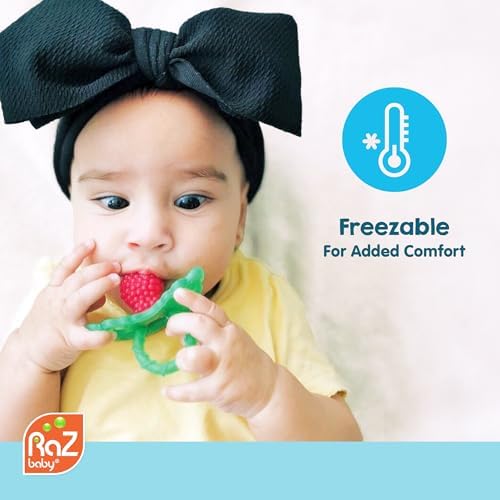 RaZbaby RaZbuddy RaZberry Teether/Pacifier Holder w/Removable Baby Teether Toy - 0M+ - Bpa Free (Koala) - Image 7