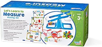 hand2mind Let's Learn to Measure Activity Set, Kids Measuring Cups, Bucket Balance, MathLink Cubes and Activity Cards Set, Teacher Supplies, Classroom Supplies, Preschool Learning, Toddler Learning - Image 6