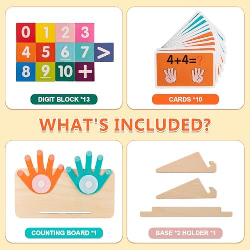 Preschool Math Manipulatives Learning Toys for Toddlers 2-4 - Image 6