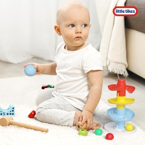 Lollipop Little Tikes Rainbow Tower Ball Drop Toddler Toy - Learning & Developmental Tower for Preschool Educational Games Toys for Kids 6 Months+ - Image 6