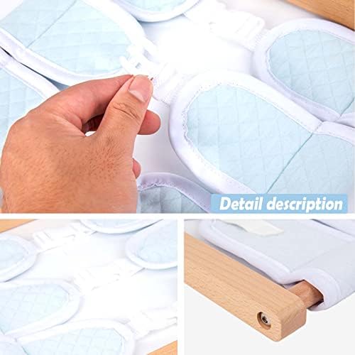 Montessori Wooden Toys for Dressing Learning Board Learning Basic Dressing Skills - Buttons, Snaps, Zippers, Belt Buckles Toys for Toddlers 1 2 3 4 Year Old Sensory Toy Gifts(Buckle Clothing) - Image 5