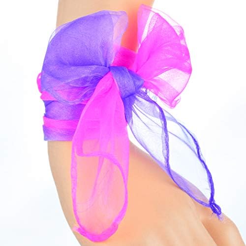 Tayfremn 28pcs Dance Scarves Square Juggling Silk Play Movement Scarves Magic Tricks Performance Props Accessories 24 by 24 Inches,14 Color - Image 5
