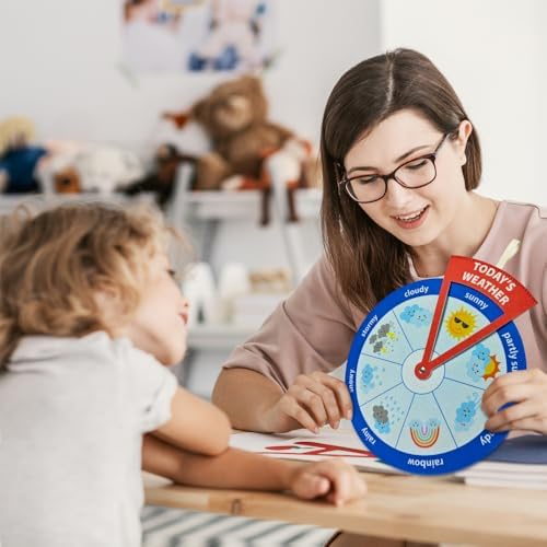 Weather Wheels, Educational and Learning Activities for Kids, Preschool Learning Toys, Classroom Decor - Image 3