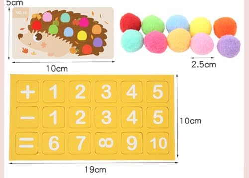 Hedgehog Wooden Tapping Toy, Fine Motor Educational Toy - Image 5