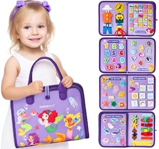hahaland Busy Board Montessori Toys 3 Year Old Girl Gifts 3rd Bithday Idea by hahaland