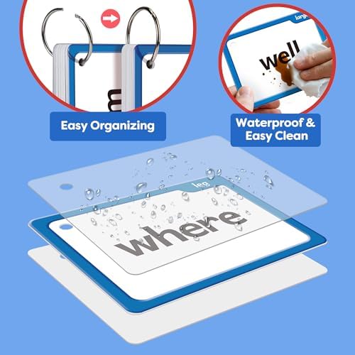Torlam Sight Words Flash Cards for Kids Kindergarten,Learn to Read Digraphs CVC Blends Long Vowel Sounds Spelling Reading Phonics Games for 4-6 Years, Site Words Classroom Homeschool - Image 5