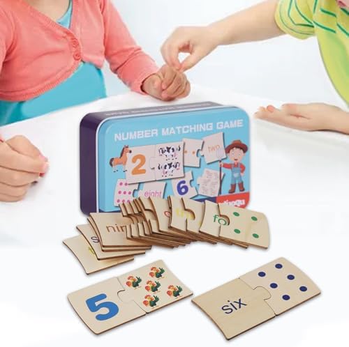 harayaa Numbers Puzzle Math Game Teaching Manipulatives Counting - Image 2