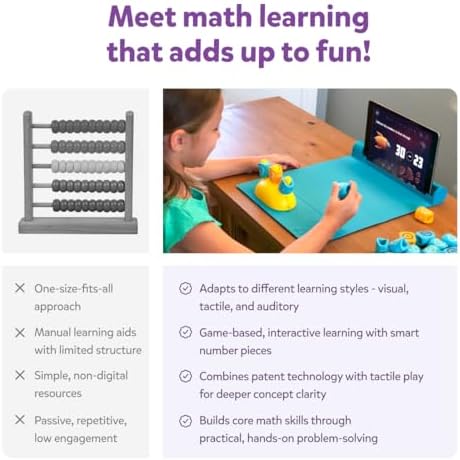 PlayShifu Math Games for Kids 5–7 – Plugo Count | STEM Learning Toy with Numbers & Operators | Fun Interactive Math Kit | Christmas Gift for Children - Image 3