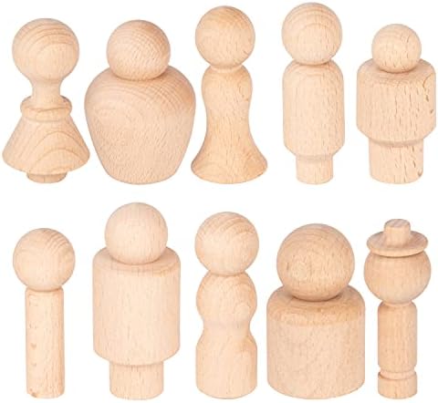 tickit Wooden Community Figures, Set of 10, for Ages 18m+ by TickiT