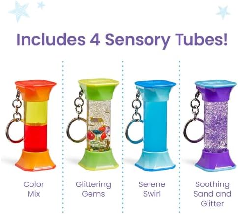 hand2mind Soothing Swirlers Sensory Tubes, Calming Toys for Kids, Ages 3+ - Image 2