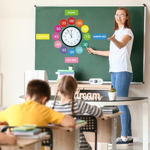 Clock Numbers Bulletin Board Kits Telling Time Teaching Clock for Kids - Image 5