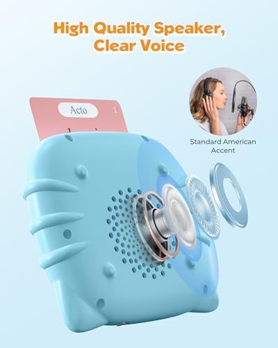 Airbition Bilingual Talking Flash Cards, 510 Words Spanish and English Blue - Image 5