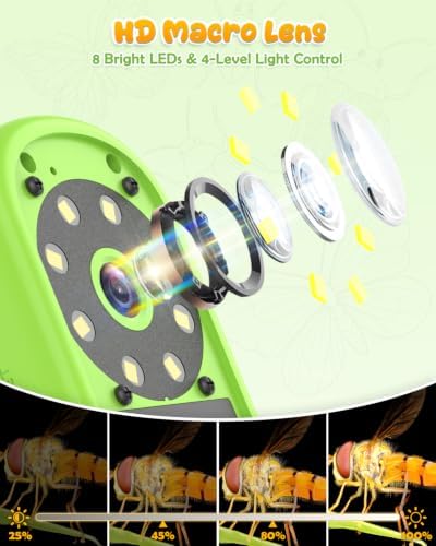 Bug Catcher for Kids,Kids Microscope,3-in-1 Insect Catching Kit for Kid - Image 4