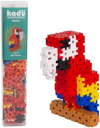 KADÜ Parrot 250 Piece Set - STEM/STEAM Building + Construction Toy, for Open + Imaginative Play Ages 5+ by Unknown