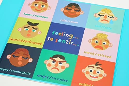 Manhattan Toy Making Faces 34-Piece Bilingual Emotion Toy for Kids 3 Years and Up for English and French Learning - Image 3