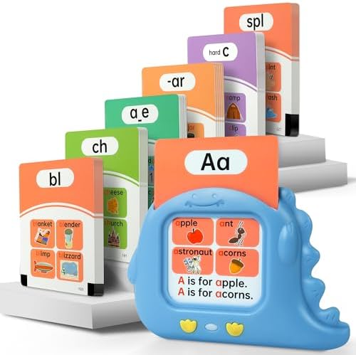 Phonics Talking Flash Cards for Kids 3-8, 532 Words, Learn to Read 2 Paths by SIICCAR