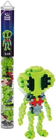 PLUS PLUS Alien Tube - 3D Figure Building Block Set by Plus-Plus