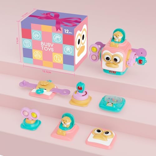 OSIMILY Montessori Toys for Activity Cube Fine Motor Skills Educational Toys, Sensory Toys for Birthday Gifts - Image 6