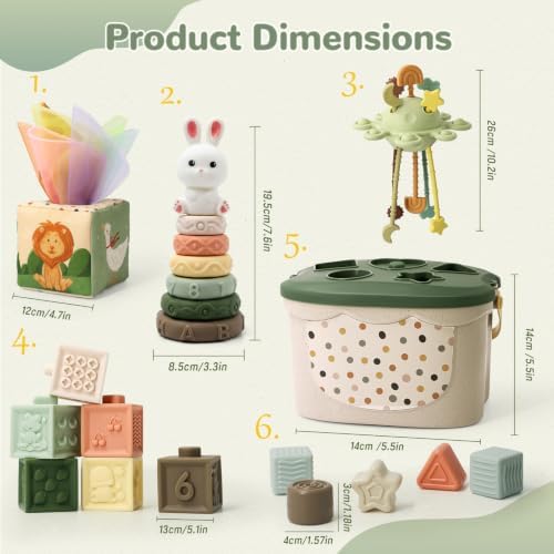 Baby Toys for 6 to 12 Months, Montessori Toys for 6-8-9-12 Month Old - Image 3