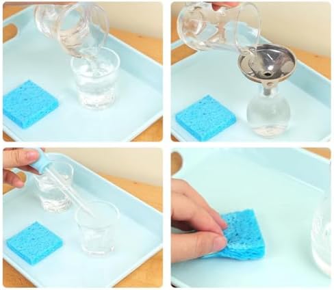 Pouring Practical Life Set, Toddler Water Transfer Activity Tray - Image 3