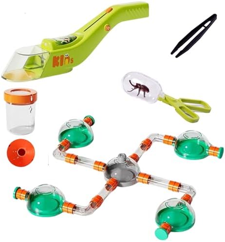 Bug Catcher for Kids – Bug Catching Kit with Modular Bugs Maze, Bug Terrarium for Kids, STEM Outdoor Science Toy & Bug Farm for Kids Ages 4–8 by Unknown