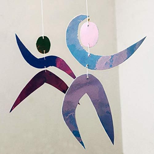 LERYDESI Dancers Mobile Assembled Montessori Classic Visual Mobile for Baby with Reflectors and Discoloration Materials Idea - Image 6