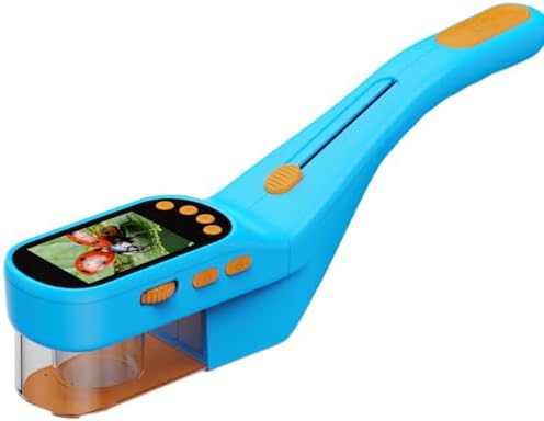 Digital Microscope for Kids, 500X Magnification, 8 LED Lights STEM Science Education Toy, Outdoor Toys and Birthday Gift for Boys Girls Ages 3+, Green by Unknown