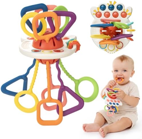 Montessori Pull String Sensory Toy for Toddlers by Unknown