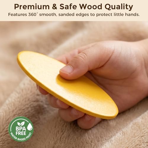 LovesTown Wooden Pattern Blocks Montessori Toys for Toddler Kids Open Ended Shape Puzzles Educational Tangram Preschool Learning Toy with 60 Cards 36 PCS (Pack of 2) - Image 5